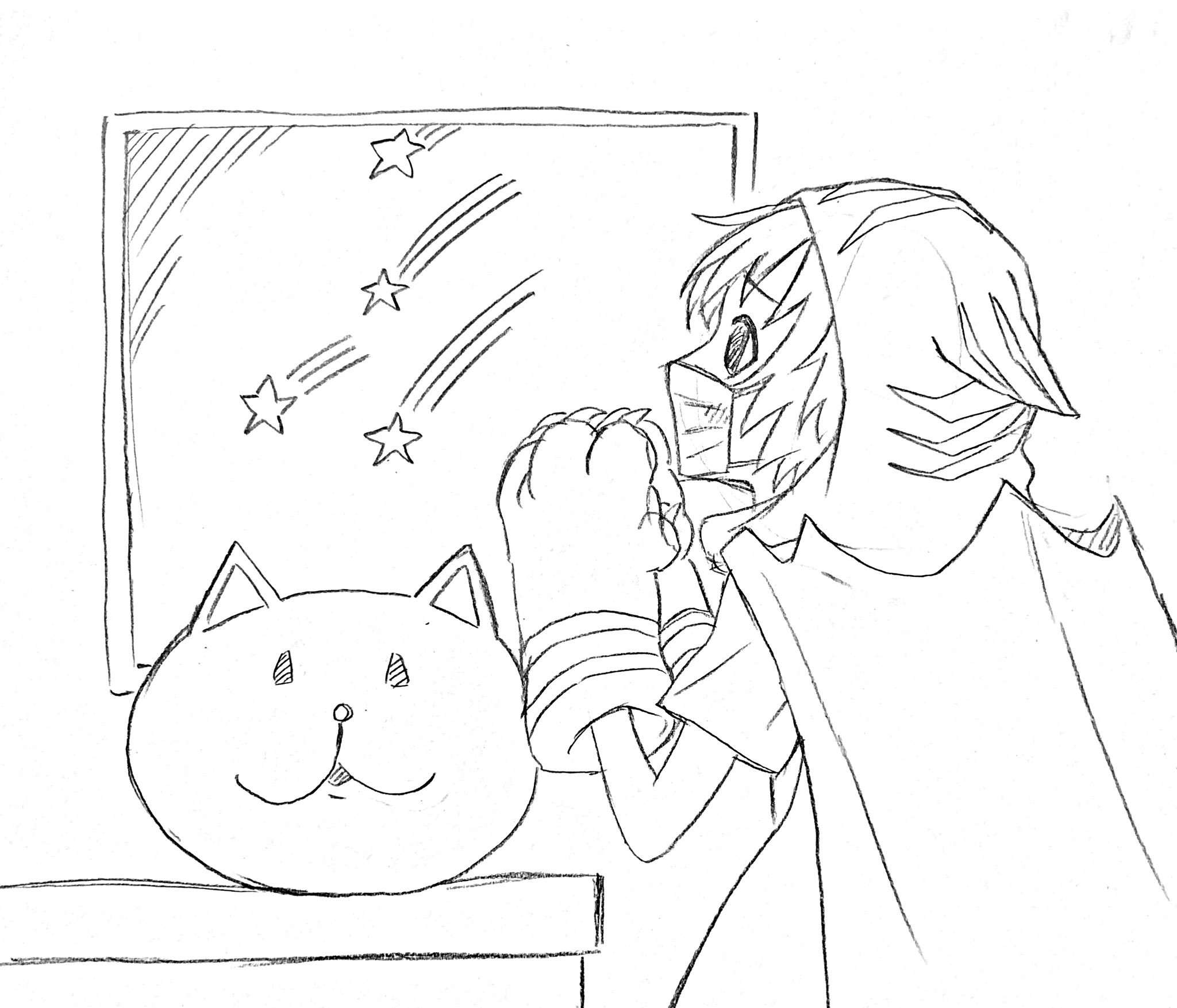 ナンキダイ 3章前編b更新 流れ星さん お願いだワン ニャーちゃんクッションとおしゃべりしたいニャン