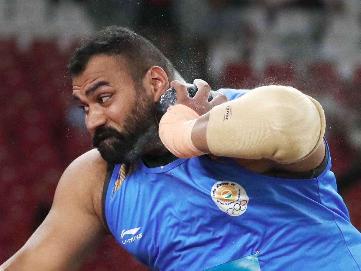 DDNewsHindi's tweet photo. गोल्ड🥇....
तजिंदर पाल सिंह ने शॉट पुट में भारत को दिलाई स्वर्णिम सफलता, 20.75 मीटर दूर गोला फेंक एशियन खेलों का नया रिकॉर्ड बनाते हुए भारत के लिया सातवां गोल्ड मेडल जीता  
#AsianGames2018 https://t.co/l9isjI5Hha