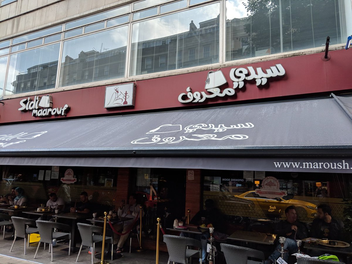 The_ChrisShaw's tweet image. Well, I took @KTHopkins advice and went down Edgware Road.

And guess what. I've just had one of the best meals ever... 

#London