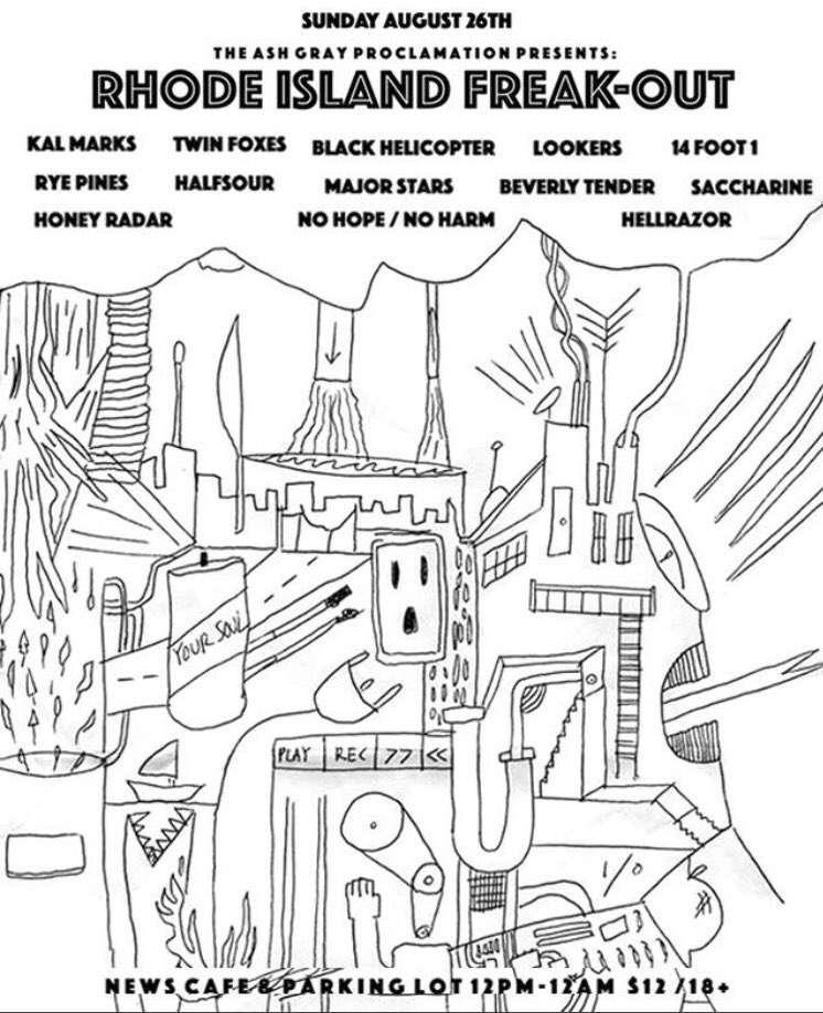 Theashgrayproc's tweet photo. Tomorrow is the day , in the beautiful confines of The News Cafe &amp; Parking Lot . Come out and support 13 incredible bands &amp; our vendors. https://t.co/ZVpcncCSES