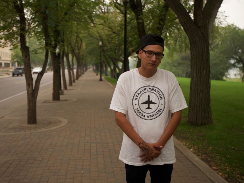 Center4Native's tweet image. .@Dakkone is an Indigenous hip-hop artist that is using his work to give something back to the community and empower #NativeYouth. #CreativeNative 
buff.ly/2w8ci0i