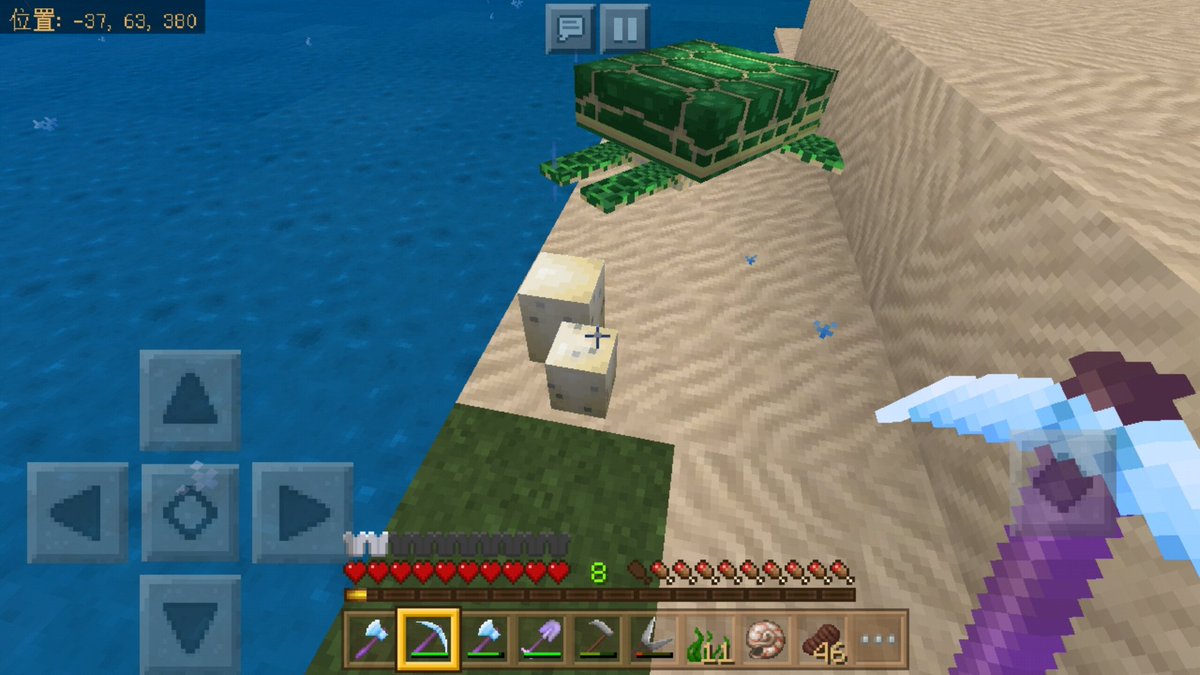 N O R T O N K O U T A 亀の卵ゲット Minecraft Minecraftpe マインクラフト