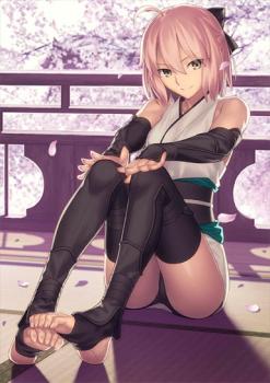 LewdLand's tweet photo. What would happen if you bundled several fetishes into one adorable lil bean.  You would get Okita souji https://t.co/Vh5xW0SuYe