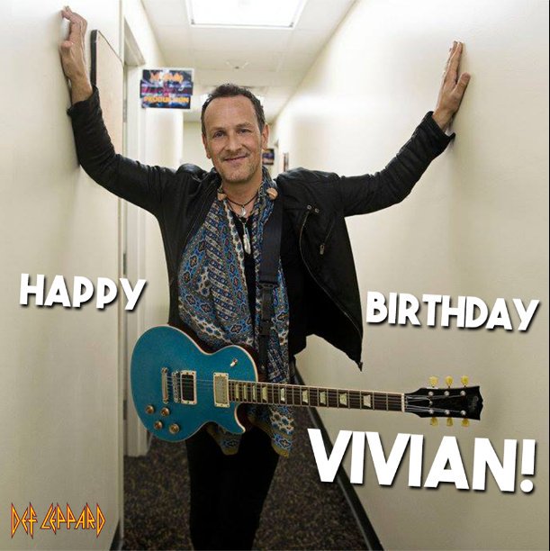  Happy Birthday Vivian Campbell    