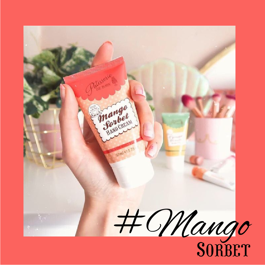 Love this super cute photo of our new Mango Sorbet hand cream from @honeypopkisses #youdabest #bbloggers #makelifesweet #sweetsummer