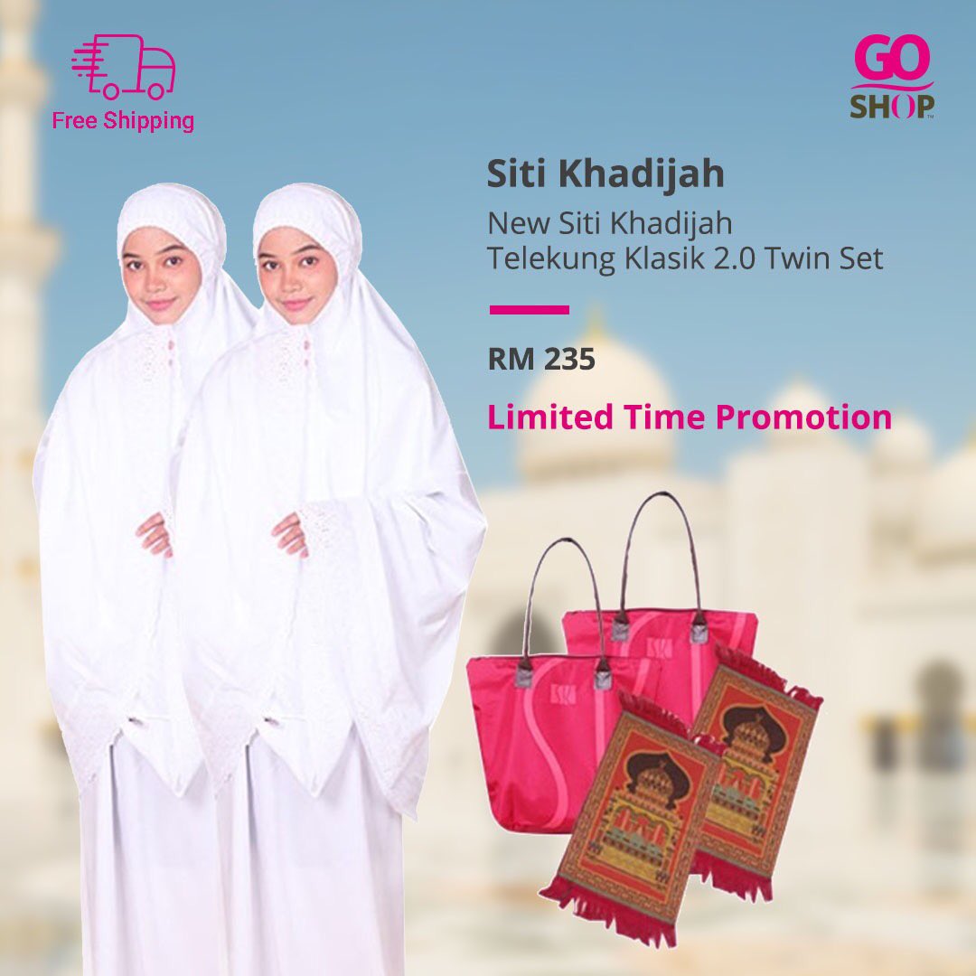 Harga Telekung Siti Khadijah Go Shop - Gallery