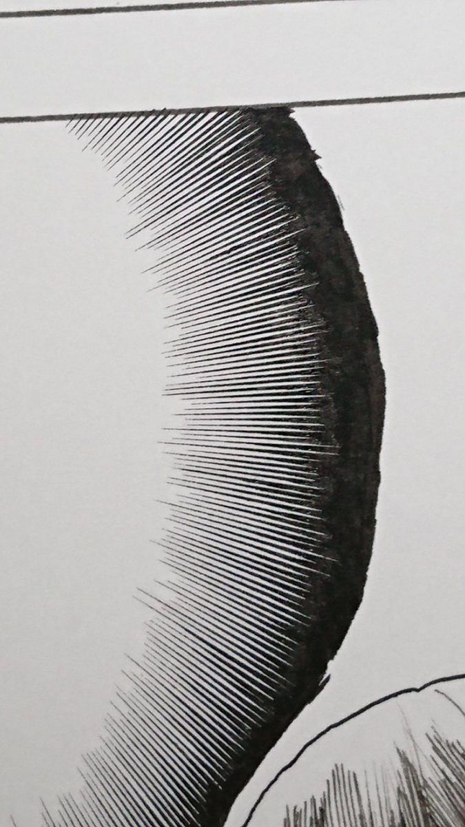 ヘタ漫 アッツー 背景作画マン つけペン技術の基本 ベタフラッシュ 基本中の基本だけど 業界でも 綺麗に描ける人の 少ないこと少ないこと 泣