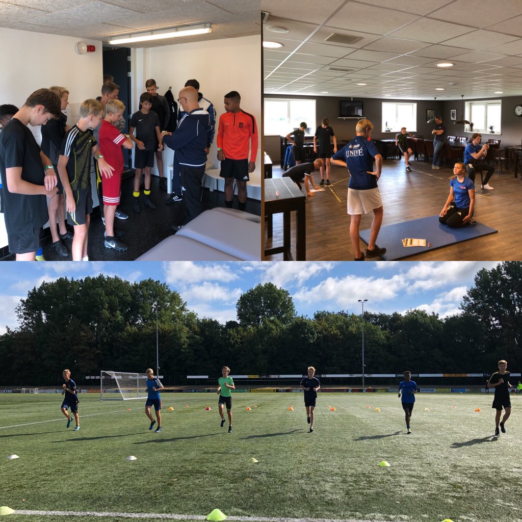 alcides_jo's tweet photo. Vanochtend zijn onze jongens aan fysieke tests onderworpen door @FysiodeComm. Shuttlerun test icm #spartanova zorgt voor goed inzicht in conditie en fysieke gesteldheid. #ontwikkelen #jeugdopleiding https://t.co/Gt7FD5L4uX