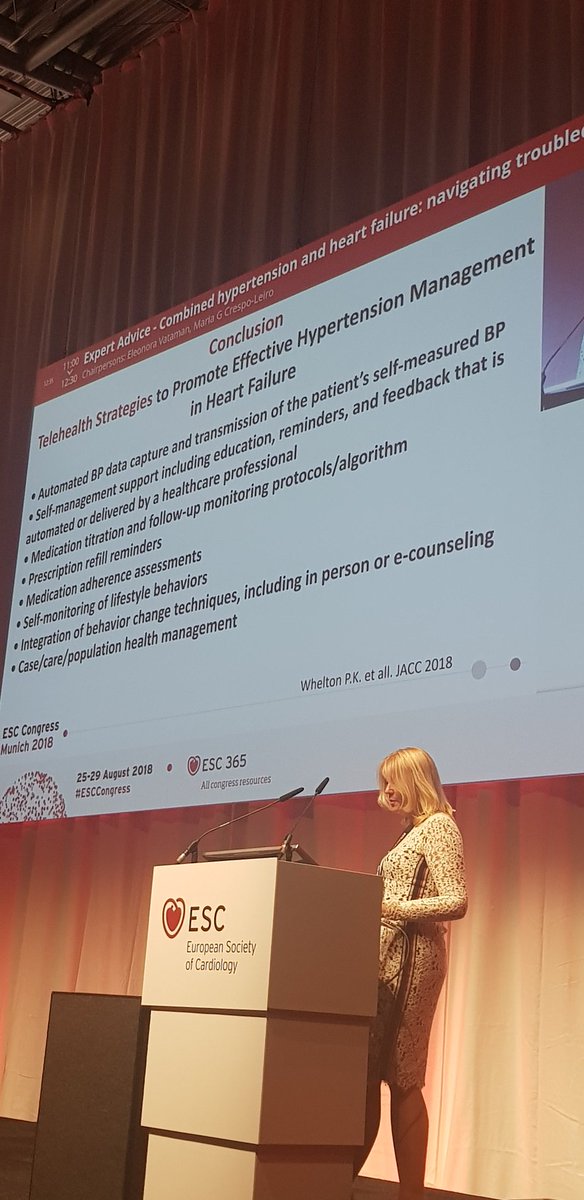 Prof. Eva Piotrowicz talks about the possibilities of #ehealth to manage #hypertension in #HeartFailure 

#ESCCongress

Read more on eHealth and #Telemedicine in the @ESC_Journals

goo.gl/VMqma5
bit.ly/2PDVRky