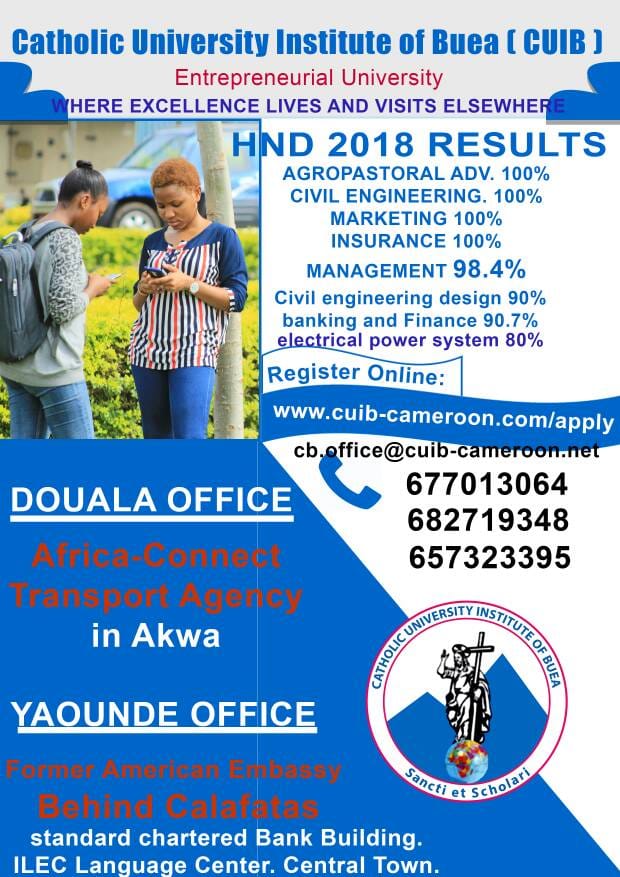 CUIBCameroon's tweet photo. CUIB  the Premier Game Changer!!! In the Cradle of Innovation and  Entrepreneurship? In the world of Excellence in terms of skills,  competence, creativity, innovation, hands-on, know-how,  Apply Now @ https://t.co/wj1zVMNHhz https://t.co/9kZMBbOfD1