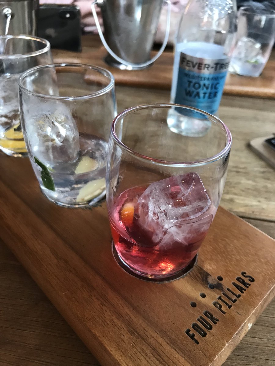 Topped off a gorgeous day in the Yarra Valley with <a href="/FourPillarsGin/">Four Pillars</a> in Healesville. So good!