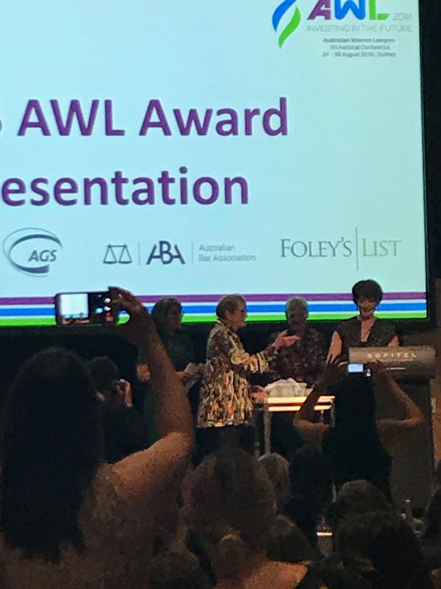 Fiona Mcleod SC Australian Woman Lawyer of the year! Luv yah Fi!❤️🚺🎶🥂🎂
