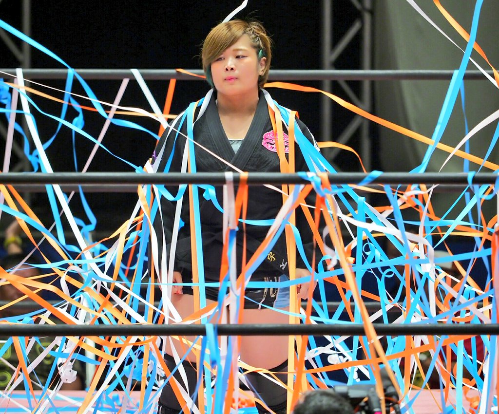 whatever_spicy's tweet photo. #tjpw ［8.25 後楽園］終了。前哨戦から圧倒的強さを誇示した #TPC5 覇者・優宇の強さを、蹴りに蹴りに蹴って乗り越えた山下実優が防衛を果たす。
試合後、王者をしてもトラウマのように吐露された優宇の強さは、“Dream Fighter”が目指すところに、確実に届いている。 https://t.co/YS2t1VOg9w