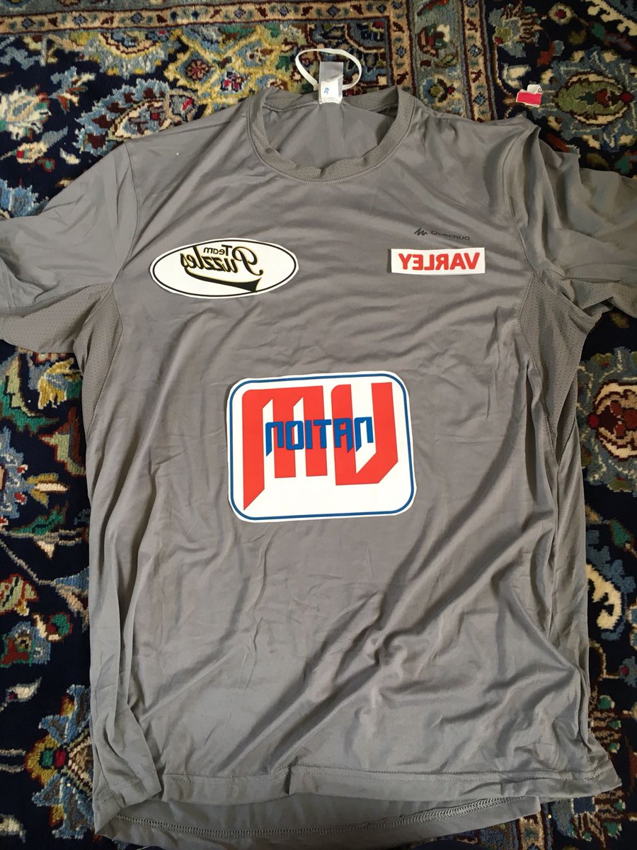 vmactive's tweet image. 5km trail run through the woods done while .@AdamMarashi prepares the shirts for .@nutschallenge