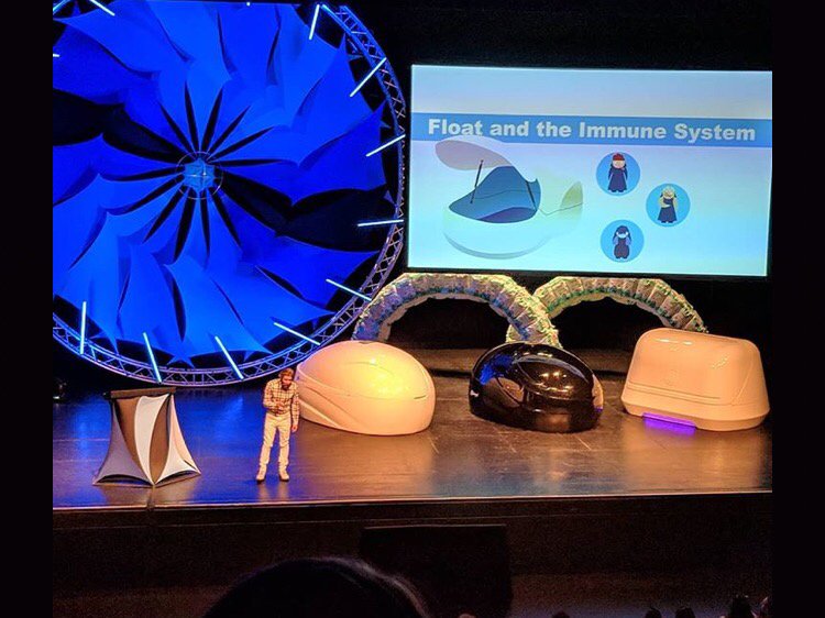 Congratulations to PhD student M.C. Flux for presenting on the psychoneuroimmunology of float at the 2018 Float Conference <a href="/FloatConference/">Float Conference</a> in Portland! <a href="/FluxinFlux/">Dr. Flux</a>