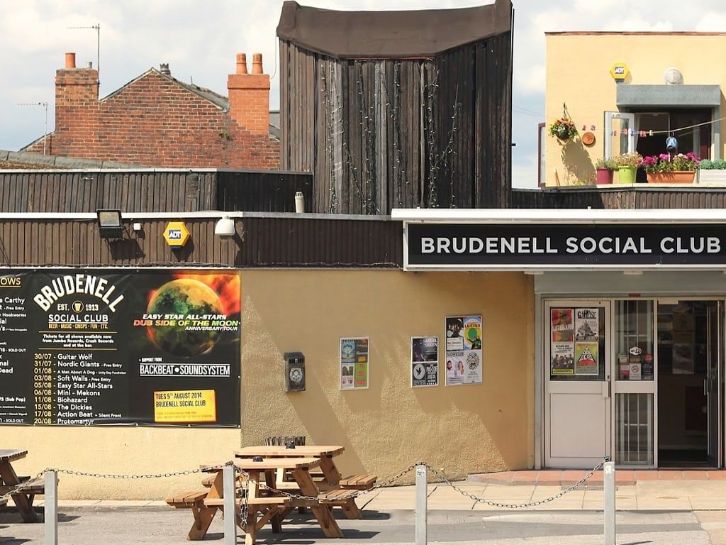 Talking Venues!
Today were looking at Brudenell Social Club in Hyde Park Leeds.
A great venue known for its great sound, historic main room and famous pies!! 
Playing at Brudenell is a right of passage for any Leeds based artist, being an essential venue for any touring band.