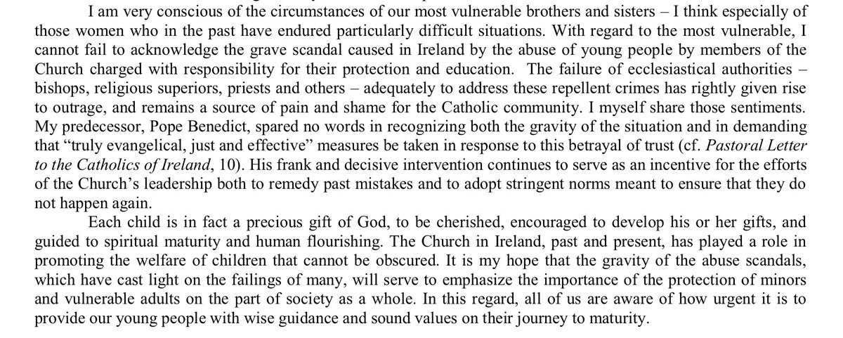 Today <a href="/Pontifex/">Pope Leo XIV</a> had the perfect opportunity to address the abuse issue. This is a state not a sacramental event. An opportunity for plain speaking, to speak truth to the people of Ireland. Once again,he refused to do so. Worse yet, we got extraordinary deflection. #Stand4Truth