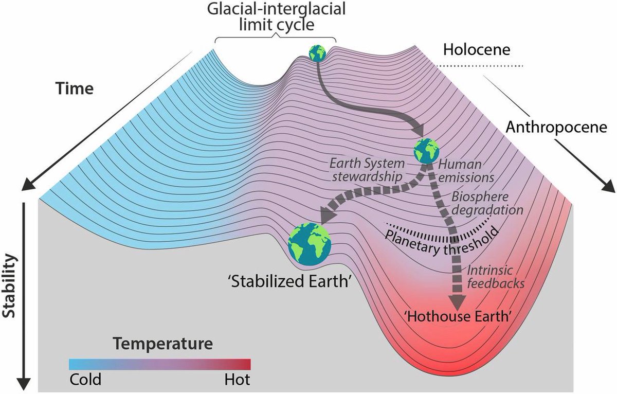 Finance needs to be part of the 'widespread, rapid and fundamental transformations' required to reduce the risk of locking in the #HothouseEarth pathway. For finance, this will mean changes in behaviour, technology & innovation, governance & values. See pnas.org/content/115/33…