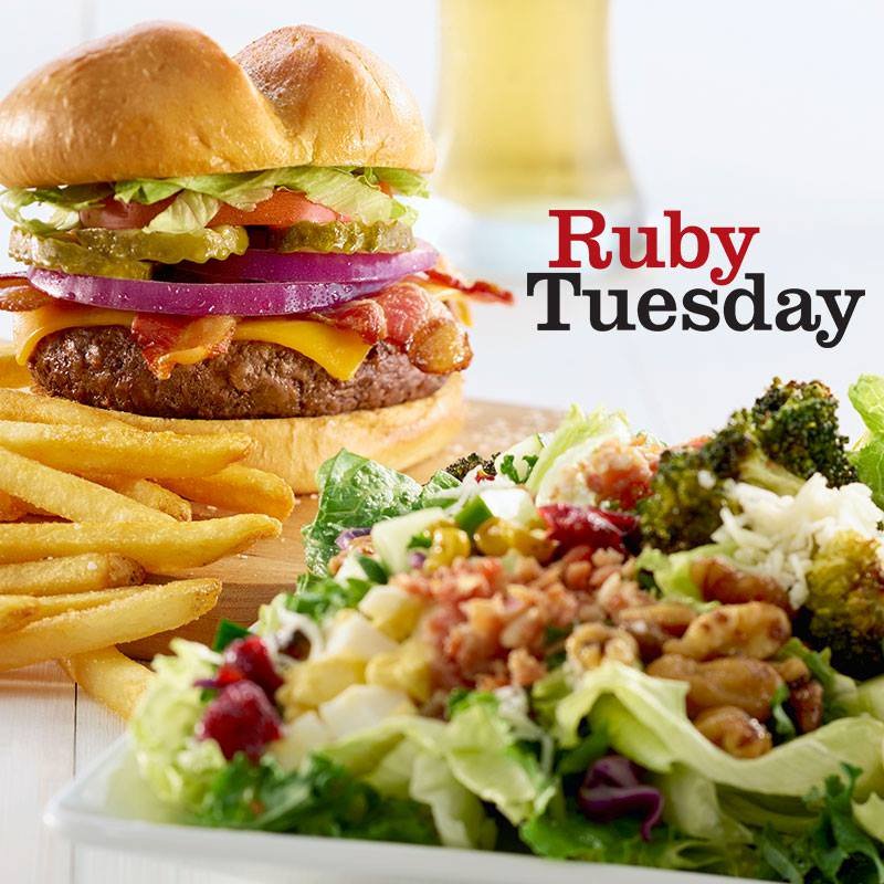 RubyTuesdaySV's tweet photo. @RubyTuesdaySV  Your place! #Salad #Burger https://t.co/EzUUwQw2oR