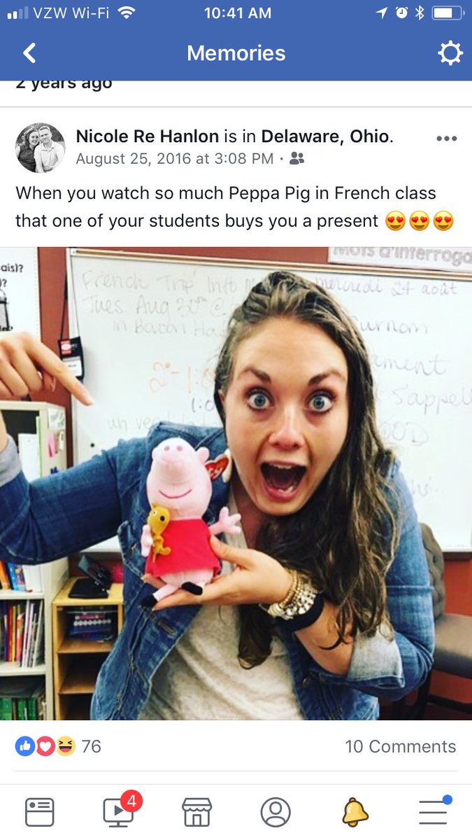 BVFrench's tweet photo. Les élèves, it's our 2 year peppa collecting anniversary! Oh how our collection has grown! 🐷 https://t.co/lkCnSx1roW