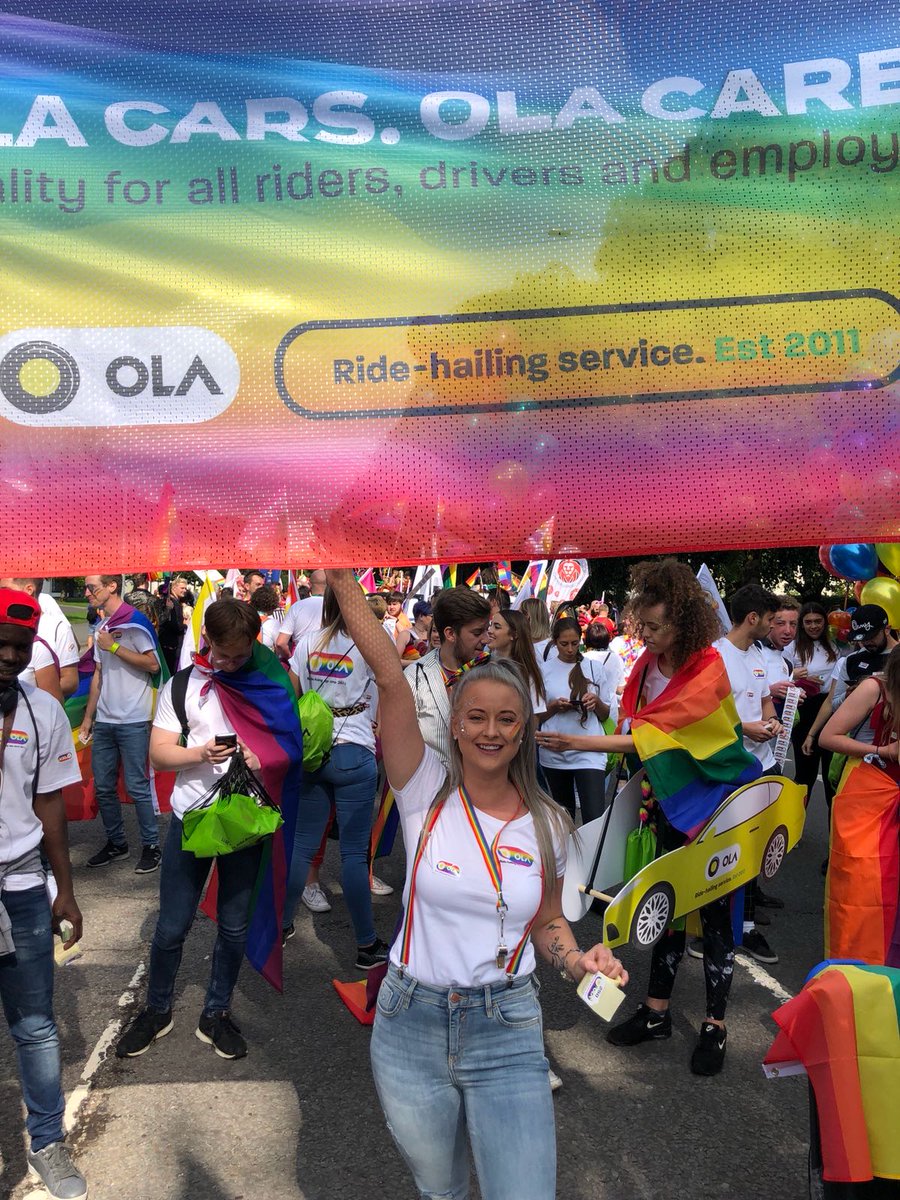 OlainUK's tweet photo. We are thrilled to be at @PrideCymru – wishing everyone a safe (and fabulous!) #Pride 🌈 #olainuk #ProudToBeMe #olacares https://t.co/61QHNdY5Kk