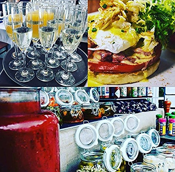 Bottomless Mimosas and a Bloody Mary Bar?! What’s not to like?!
#brunch #weekend #foodie #bottomless