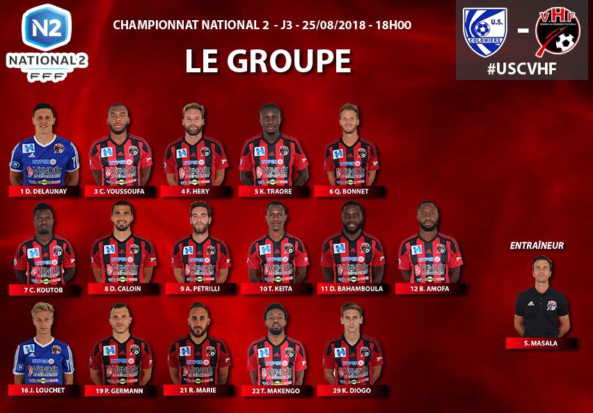 VHFootOfficiel's tweet photo. Le groupe du #VHF pour le déplacement à l’@USColomiers ce soir (18h) 🔴⚫️ #AllezVHF #USCVHF https://t.co/Md6G414ejw