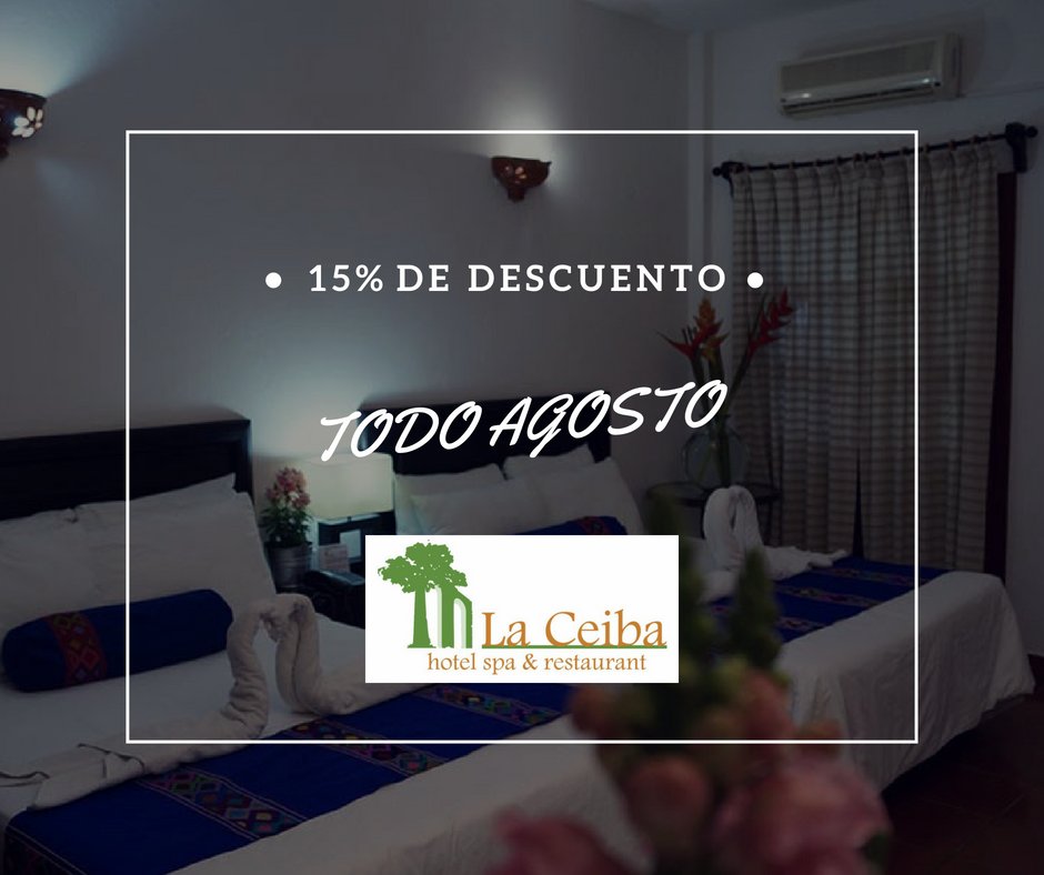 Checa las promociones que Hotel La Ceiba de #ChiapadeCorzo tiene para ti ubicados en AV. Domingo Ruiz #300 CP. 29160 Chiapa de Corzo, Chiapas.
TELS: 01 (961) 61 6 03 89 y 61 6 07 73 EMAIL: reservaciones@laceibahotel.com 
PAGINA: goo.gl/nqVHfQ