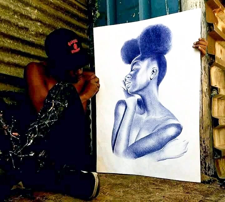 ennockmartZA's tweet photo. Hi good people. I am Ennock Mlangeni, selftaugh visual artist who paints in shack. I just got a space from municipality, I need help with 4 shipping containers to transform into studios, I want to teach young ones art so to keep them busy from being exposed to drugs. Pleas RT https://t.co/ol81MNqRtL