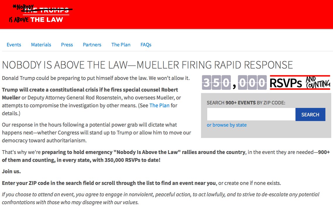 AynRandPaulRyan's tweet image. If you fire Sessions, that means that hundreds of thousands of us will be in the streets within a few hours.

#SaturdayMorning #AMJoy
act.moveon.org/event/mueller-…
