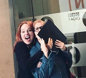 MacandEden's tweet photo. Today we sang on @BBCRadioLondon for the gorgeous @middleagedminx on her breakfast show!  Have a listen https://t.co/xLkpADP6Mt  (2 hours 17 seconds in) to hear us singing #CrashandBurn from our @CamdenFringe show which you can catch @CamdenComedy tonight and tomorrow night! https://t.co/ZNf71uyuqn