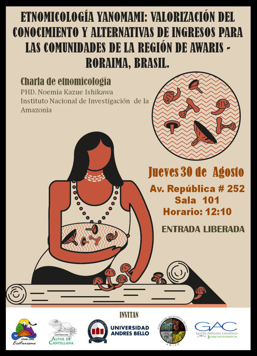 AMICH_Chile's tweet photo. Les invitamos a esta charla interesante charla de #Entomicología. JUEVES 30 DE SEPTIEMBRE DE 2018
UNIVERSIDAD ANDRÉS BELLO
AV. REPÚBLICA 252- (EDIFICIO R-2)
SALA 101 -12:10 https://t.co/tNJljTekpI