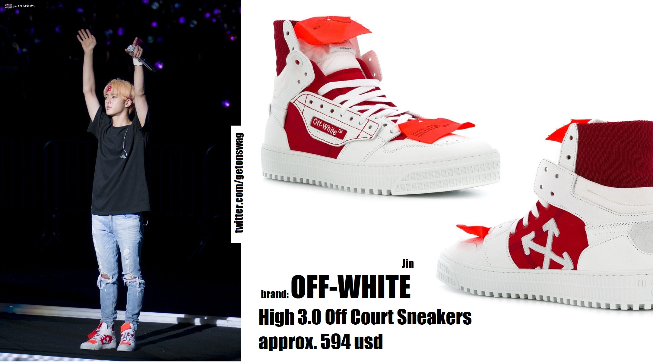 Beyond The Style ✼ Alex ✼ on X: JIN #BTS 180821 #LOVE_YOURSELF 結 'Answer'  Concept Photo L version #JIN #방탄소년단 #진 #석진 Nike NBA Air Force 1 Low  Statement Game yellow  /