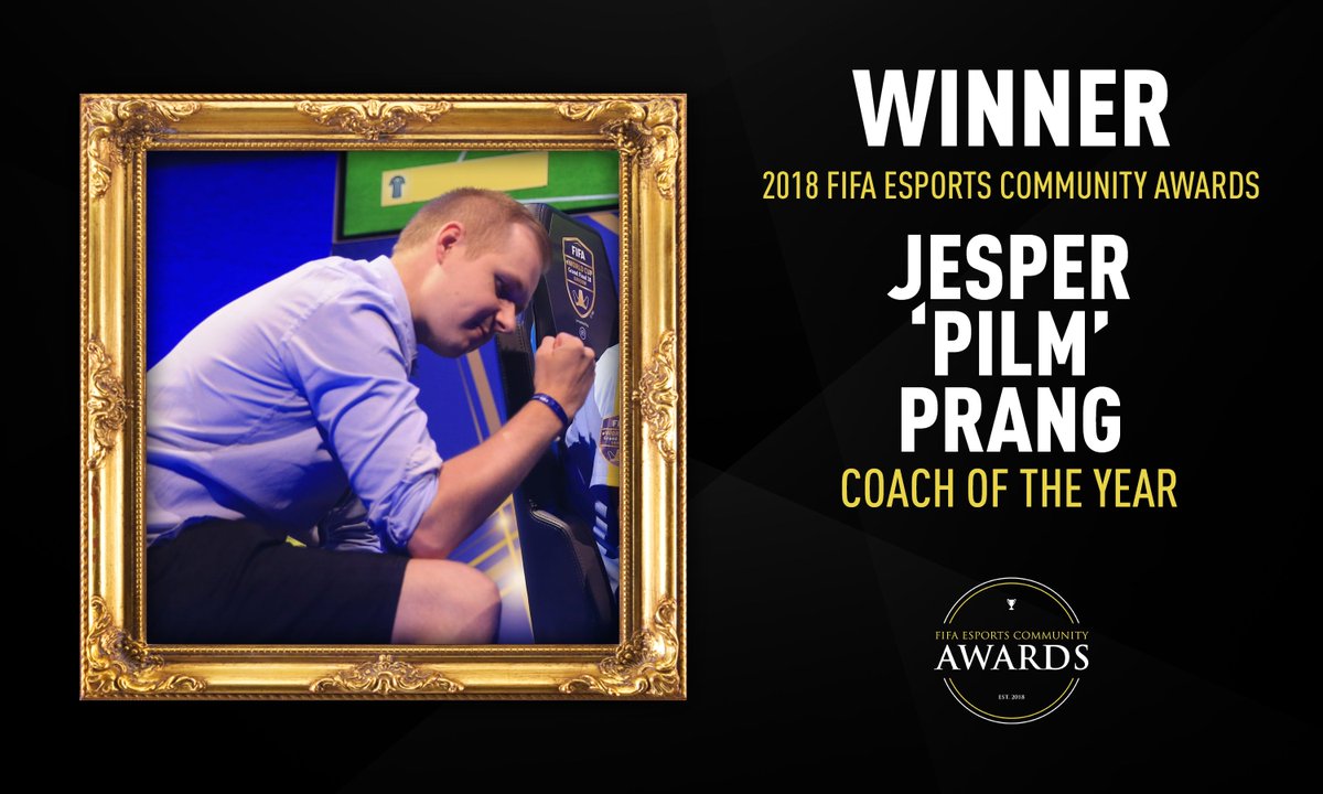 FIFAeAwards's tweet photo. FIFA ESPORTS COMMUNITY AWARDS
COACH OF THE YEAR

🏆 @JesperPilmPrang https://t.co/3XsOr63aPk