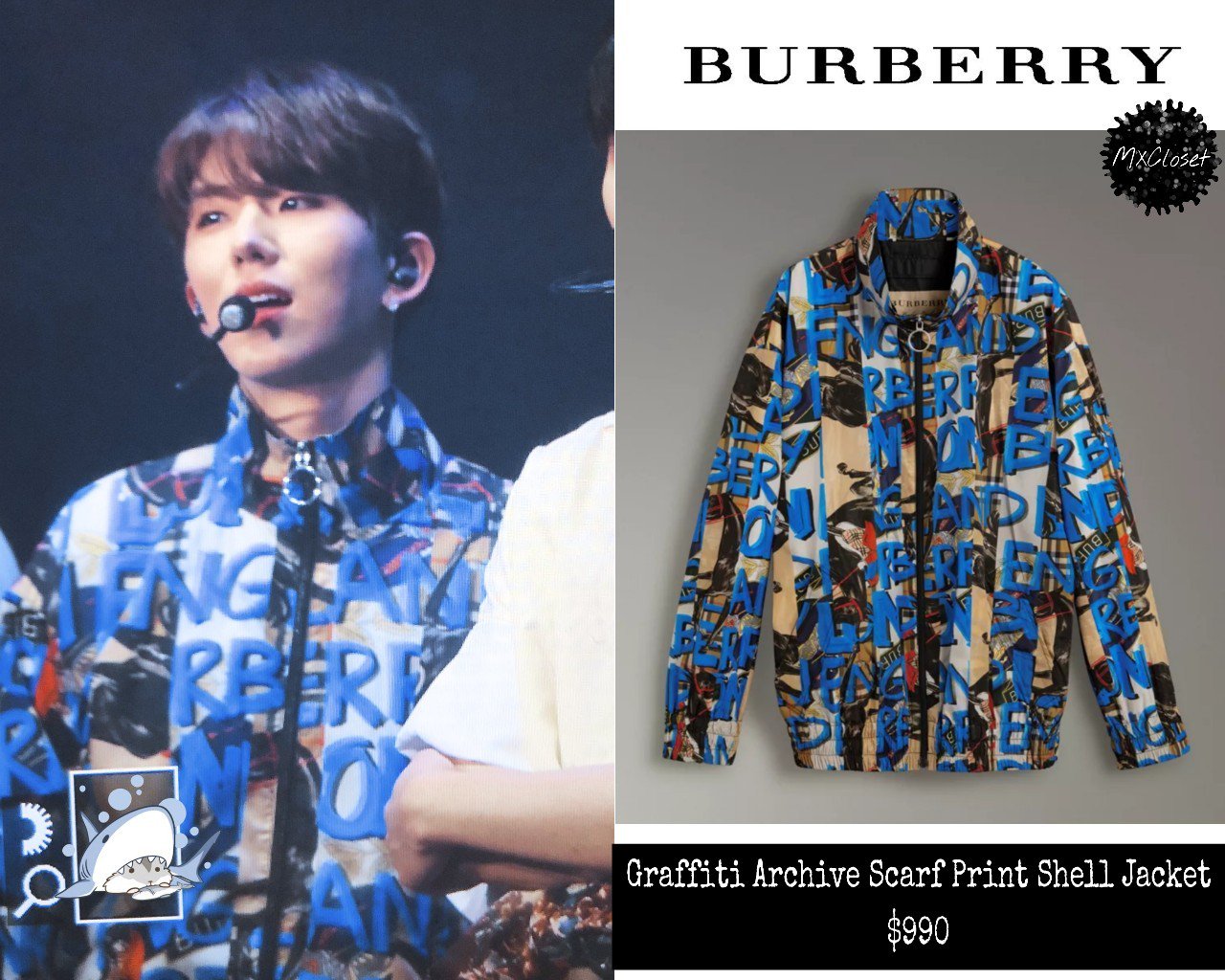 burberry graffiti jacket