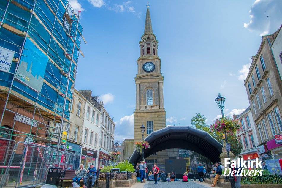 FalkirkDelivers's tweet photo. We're well underway for today's Regenerate Festival 🎧 
See Nicola Evans - YOYP Songwriting Competition Winner at 2.45pm 🎤 Colonel Mustard and the Dijon 5 at 3pm ⭐️ Mr Fibbers Kids Show at 4.00pm 👶🏻 and House Mates DJ - Silent Disco at 4.45pm!  @YoypF @BigLotteryFund https://t.co/ZrU7Bl8h2e