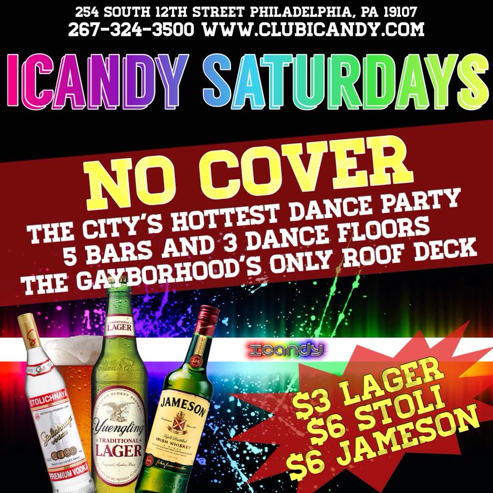 ClubiCandy's tweet image. Tonight: ICANDY SATURDAYS!! **NO COVER**
The Hottest Saturday Night Dance Party!

Drink Special 9-11PM 
$6 Stoli Vodka (All Flavors)
$3 Yuengling Lager Bottles

IcandyNightclub.com