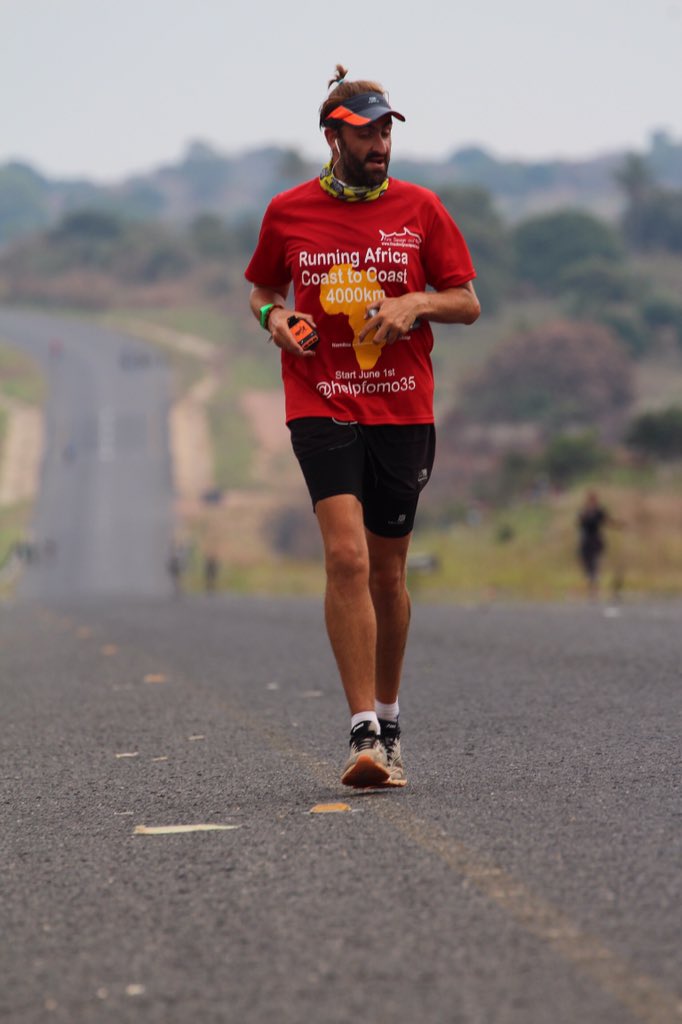 Over 2,100 miles run! 10 days to go! 
My legs were heavy today and it reached 39 degrees again. 
I’m working so hard. There’s no let up. Donate Here > mydonate.bt.com/fundraisers/br… Building School Accommodation <a href="/FOMOmalawi/">FOMOmalawi</a> #ukrunchat #run #adventure #africa #charity #challenge