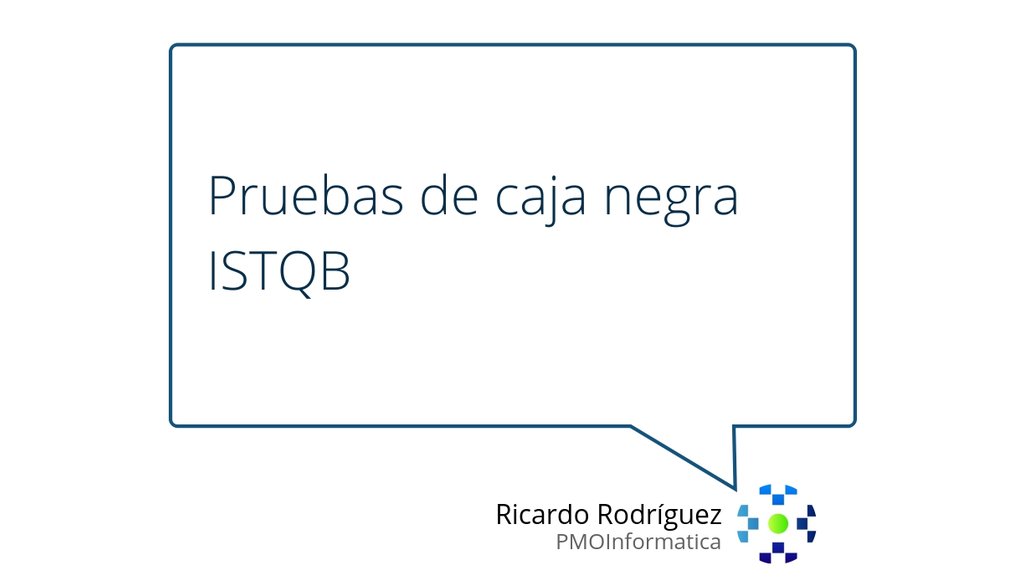 PMOInformatica's tweet photo. "La distinción entre técnicas de pruebas de caja negra y pruebas de caja blanca es la clasificación clásica de las pruebas de software." https://t.co/603olpZb1C #Tecnologia #Como #ISTQB https://t.co/BC2EWu6yX6