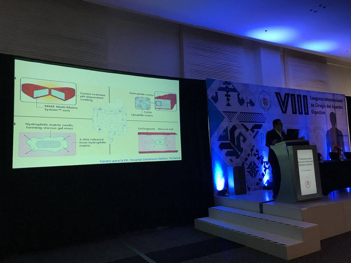 Un excelente tema: Tratamiento médico actual de la enfermedad inflamatoria intestinal Dr. Manuel Martinez.