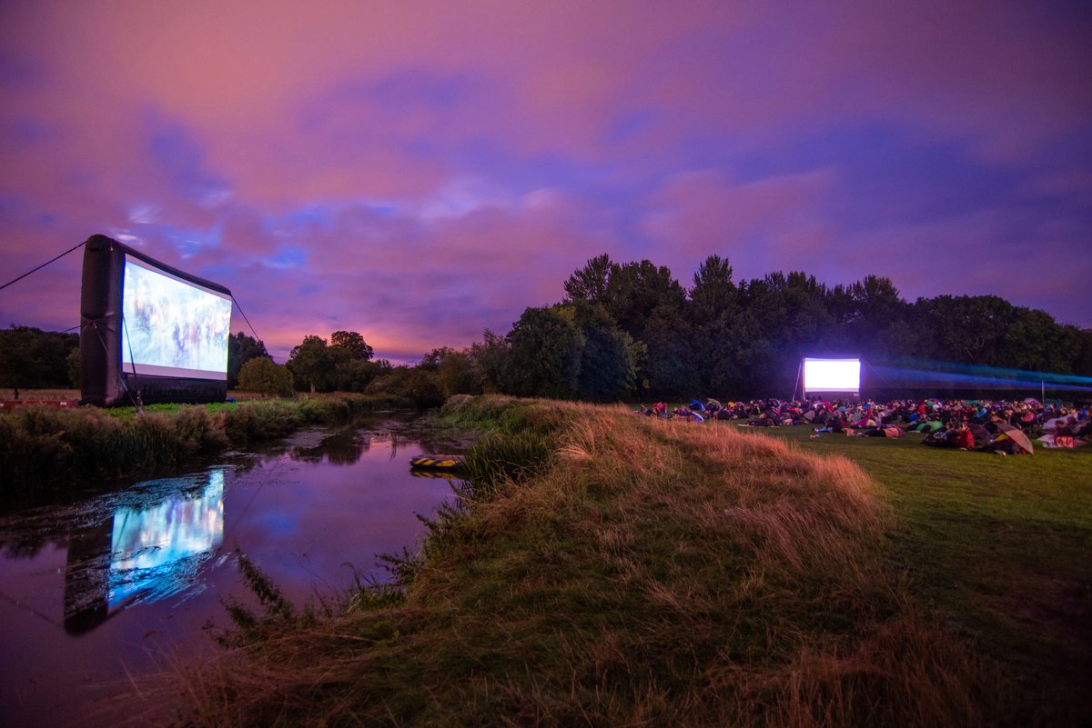 Some absolutely beautiful skies last night over Movies on the Meadows! Photos by Jean-Luc Benazet