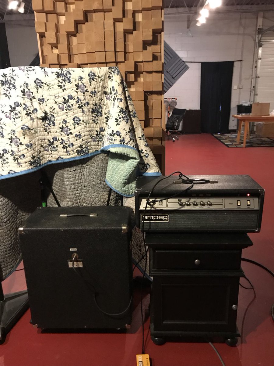 The Warhammer is ready...and away we go! #rocknroll #newalbum