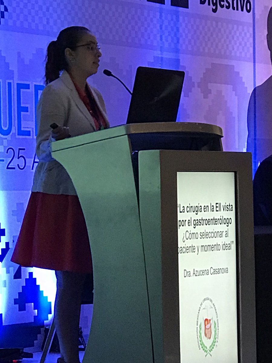 AMCADigestivo's tweet photo. La cirugía en la EII vista por el gastroenterólogo
¿Cómo seleccionar al paciente y momento ideal
Dra. Azucena Casanova https://t.co/tTXDevvTyF