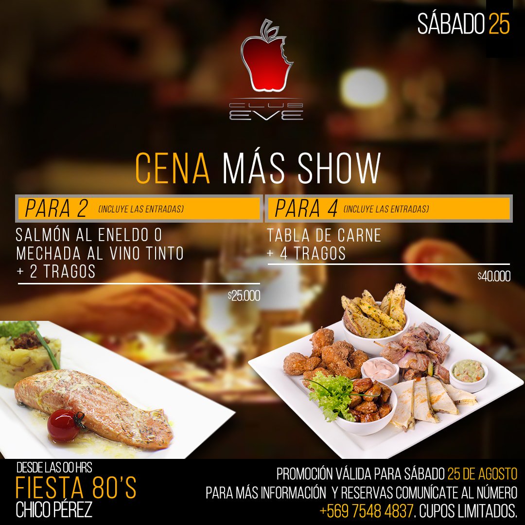 clubeve's tweet image. ¡¿Aún no reservas para esta noche?! 😱 Comunícate con nosotros en el +569 7548 4837 / +569 6372 5043 #ClubEVE #EVE #party #night