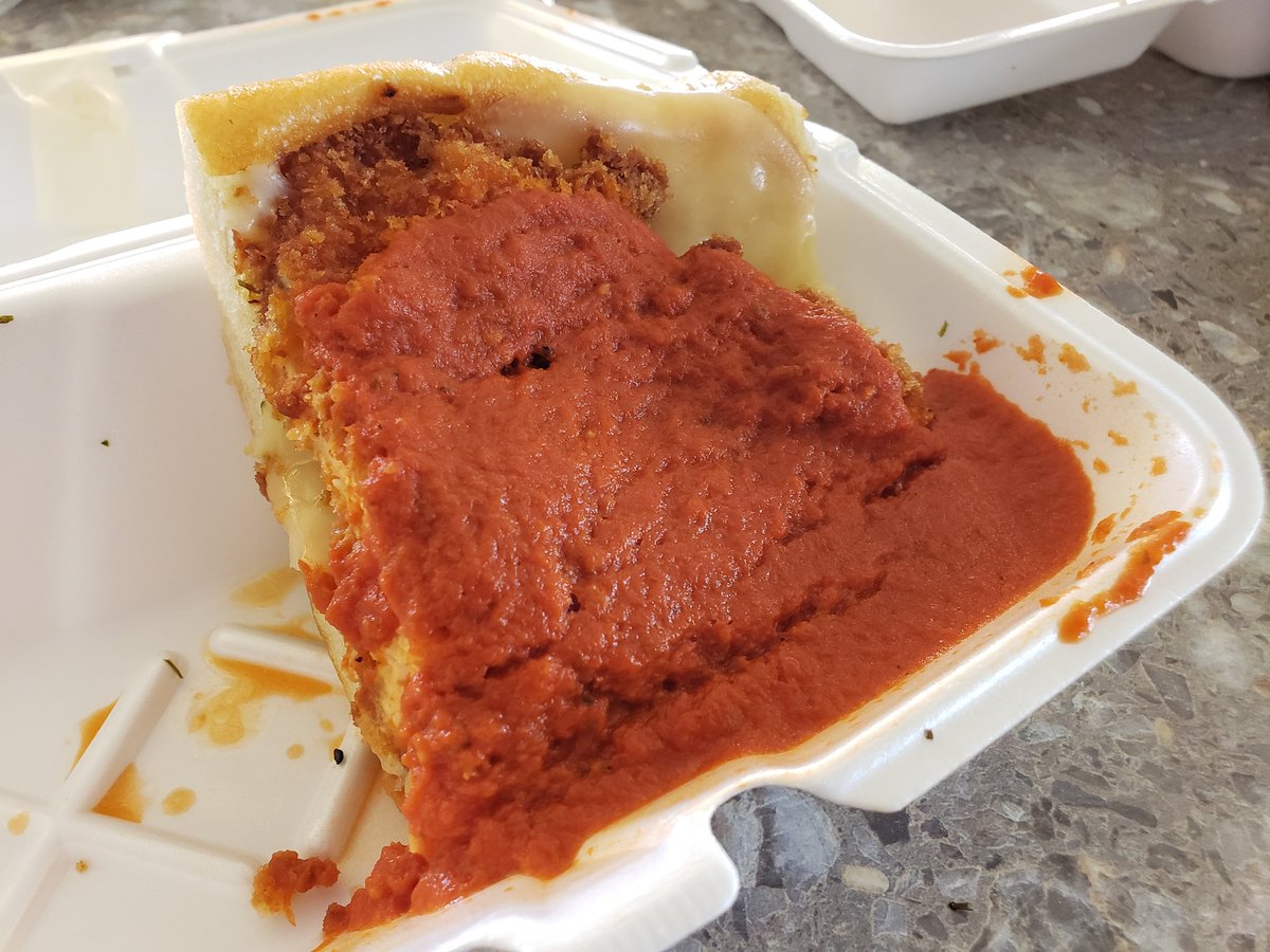 kylewaymon's tweet photo. Halfway through the Chicken Parm at @MazzarosMarket. The rest of the #TourDeParm would love the parm, doesn't need more sauce. @KevinParker12 @Cenzo14 @JohnnySports https://t.co/Pc9hEDMoUe