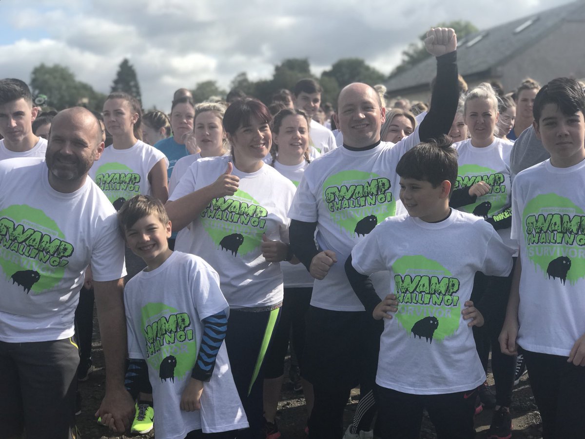 strathcarron1's tweet photo. A huge thank you to everyone who made todayโs Swamp Challenge such a huge muddy success! #hospiceheroes #swampchallenge #swampiegotya https://t.co/1MlRsnuc3E
