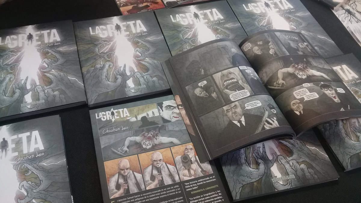 CAReyesG's tweet photo. Vayan hoy y mañana hasta las 17 hrs. en #Monstercon2018 @BibliotecadStgo y encontrarán a @LibMiskatonic @AustroboreaE y @LaGrietaComic https://t.co/FfLOihiCiA