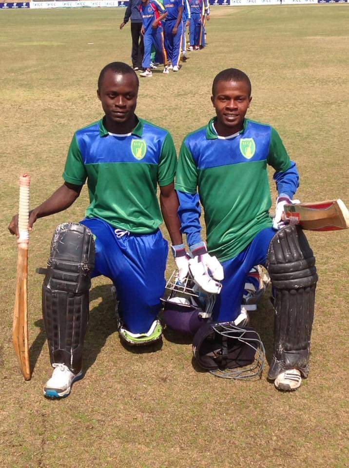 HumansofSalone's tweet photo. #SierraLeone defeat #Swaziland to qualify for semifinals as group A leaders in the #ICCUnder19 #CricketWorldCup Africa Division 2 qualifier 2018 in Potchefstroom #SouthAfrica with 4 wins out of 4. #LoveSalone #LoveAfrica #SwitSalone https://t.co/WvW584rox2