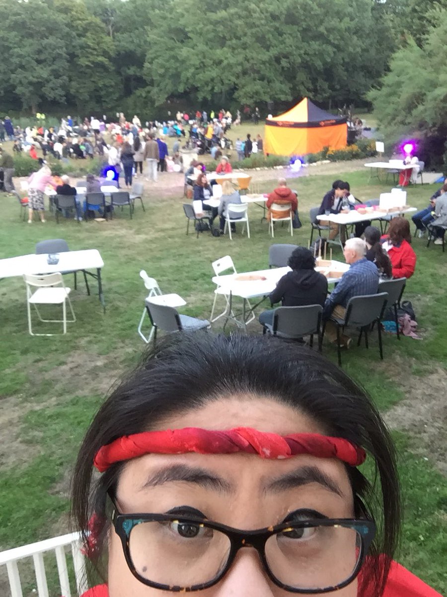 Nearly ready for our performance!  #tamashiidaiko #TamashiiTaikoUK #taiko