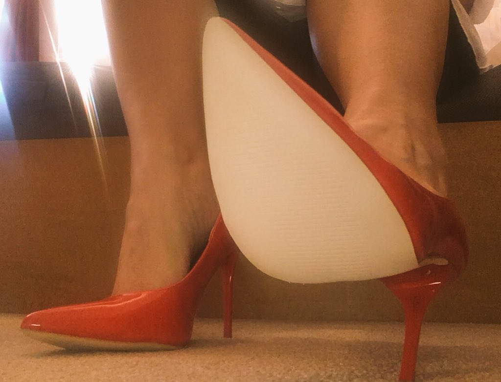 dommeofdreams's tweet photo. I’ve just been out wearing these new heels and now the soles are #filthyasfuck for all my #shoelickers out there, you lucky #loserslaves 😈 #dm for a #kiksession or #skypesession username XafmX #femdom #humiliation #shoefetish #footfetish #soleworship #heelworship #footworship 👣 https://t.co/Cer9h51KvJ